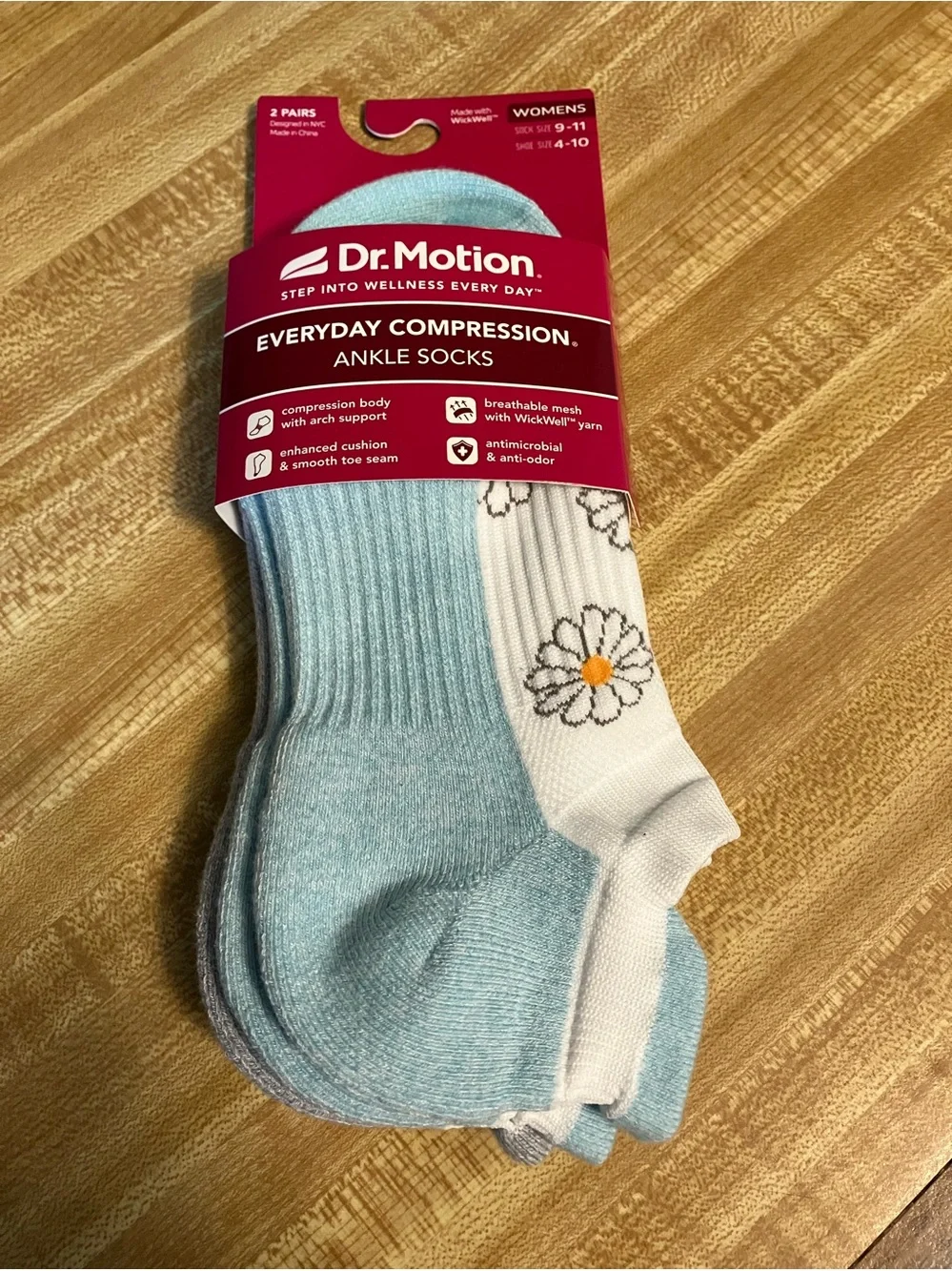 🌸Dr. Motion Women's Everyday Compression Ankle Socks